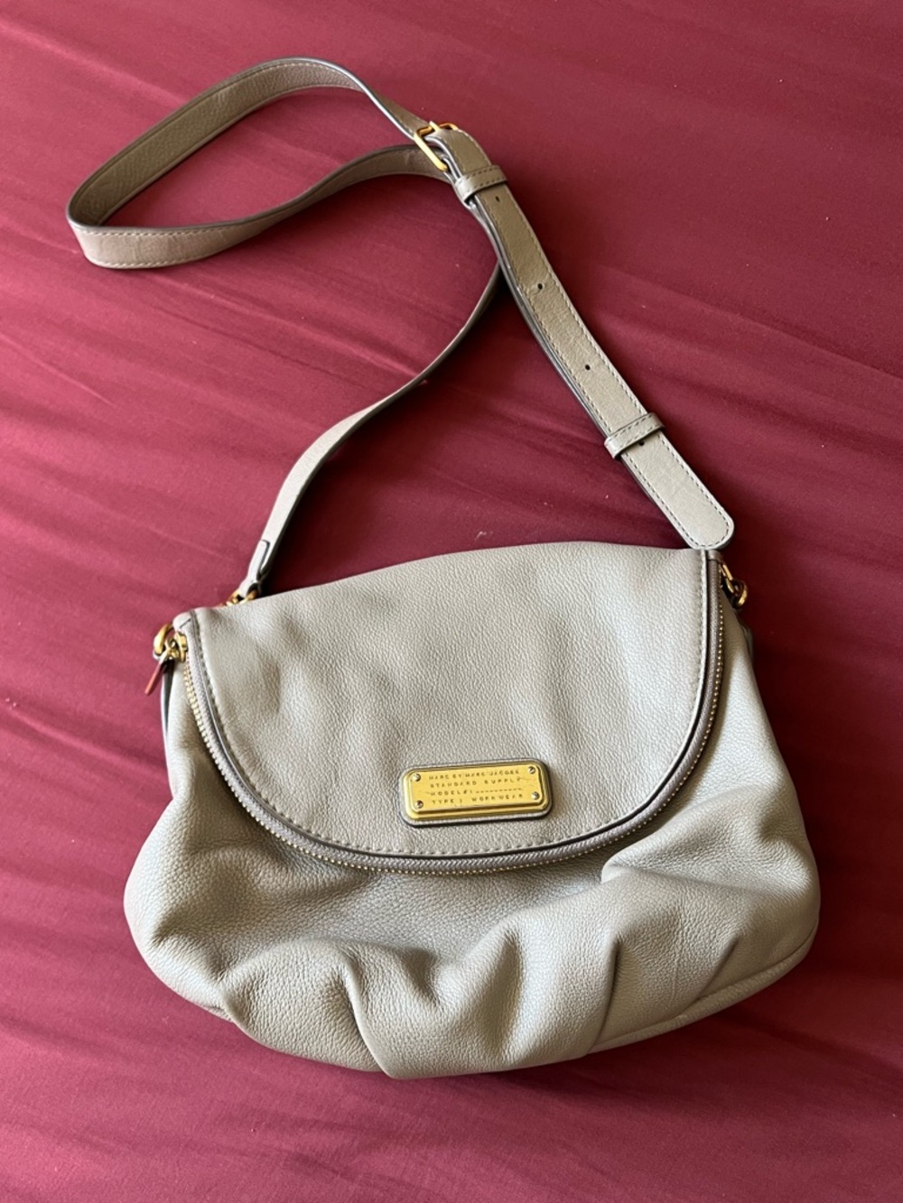 Marc by Marc Jacobs Classic Q Natasha Leather Crossbody Bag